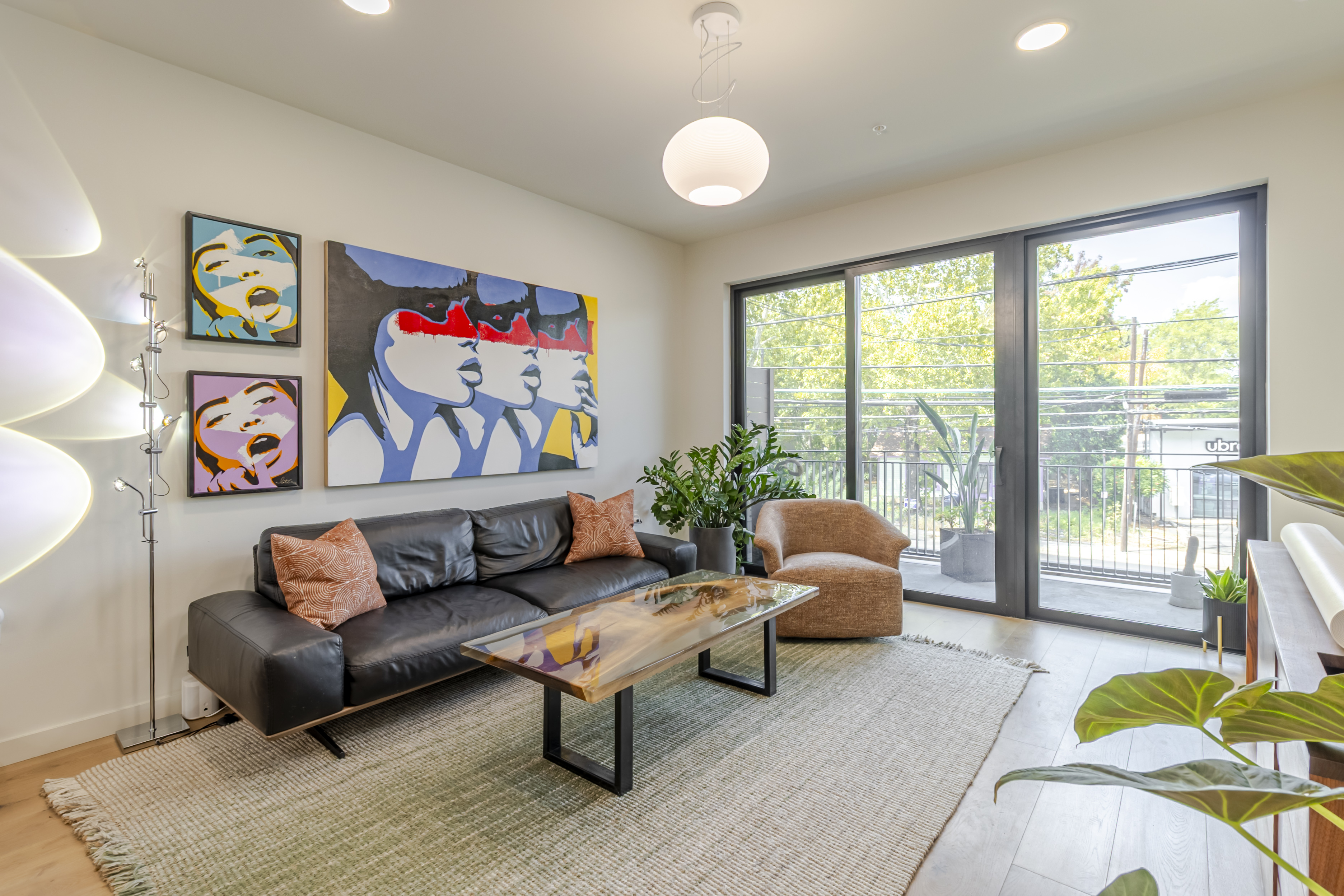 Modern Austin living room renovation featuring contemporary design by PS Premier Construction